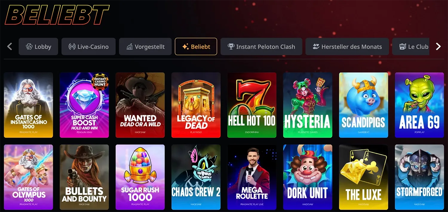 Instant Casino mobil nutzen